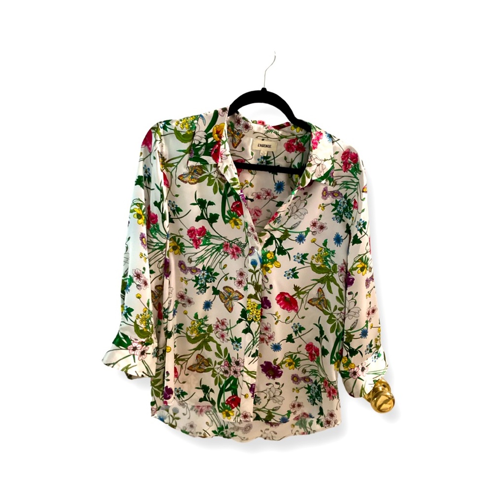 Casual floral print long sleeve